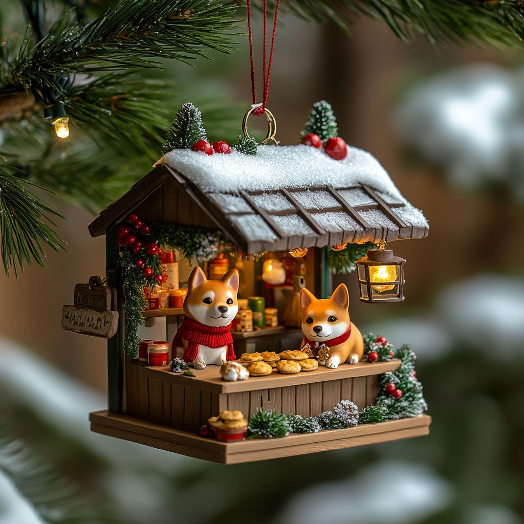 Pup Sweet Shop WJ2511037CL Christmas Ornament