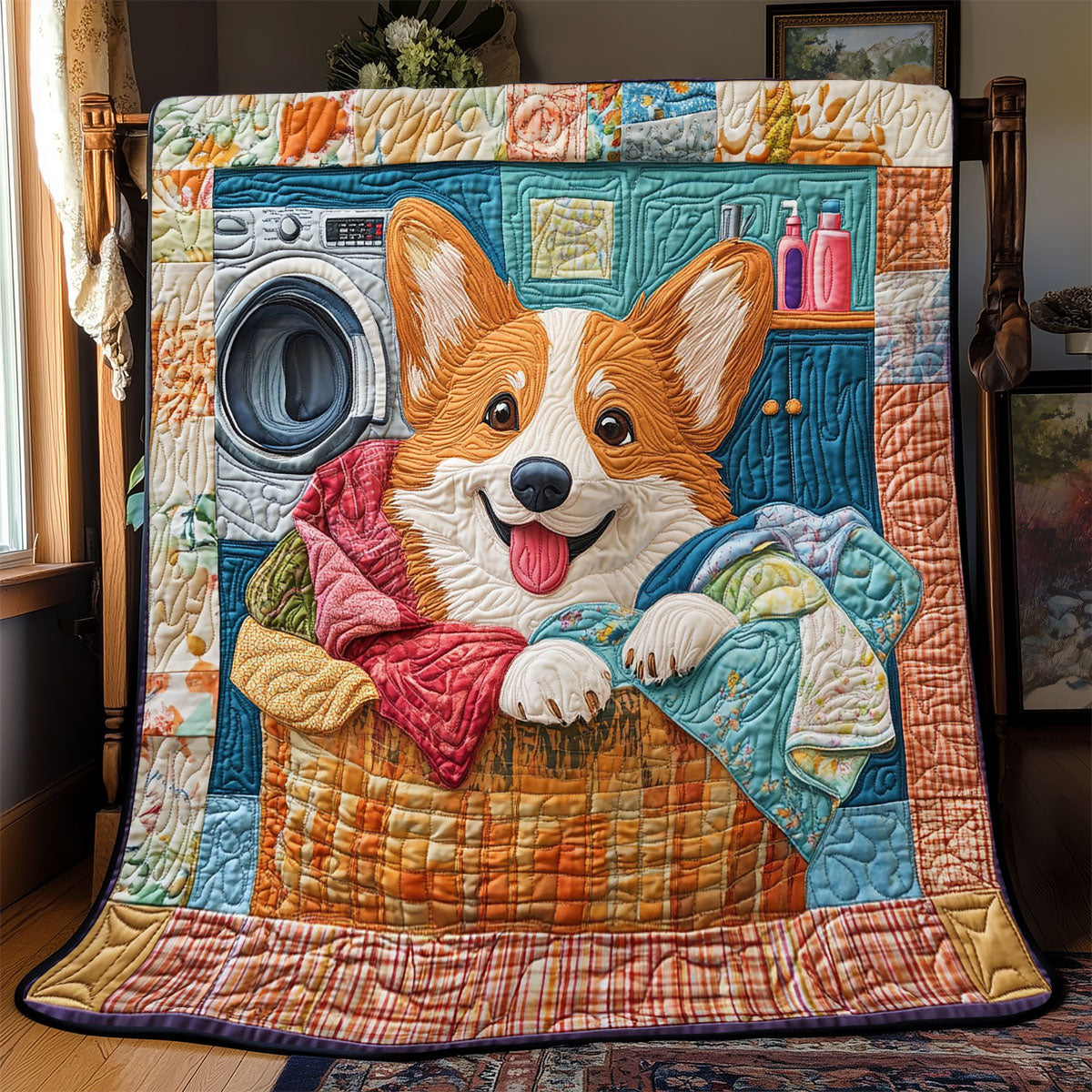 Puppy Washing WJ0501010CL Quilt