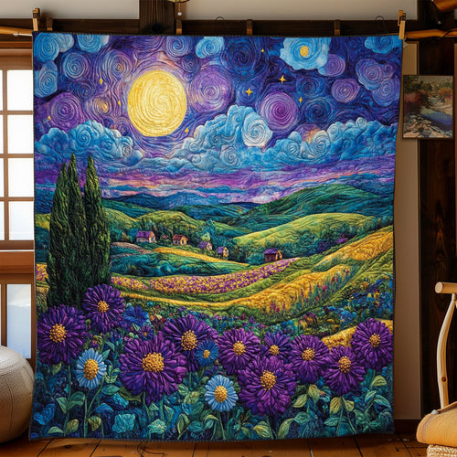 Purple Garden WJ1001013CL Quilt