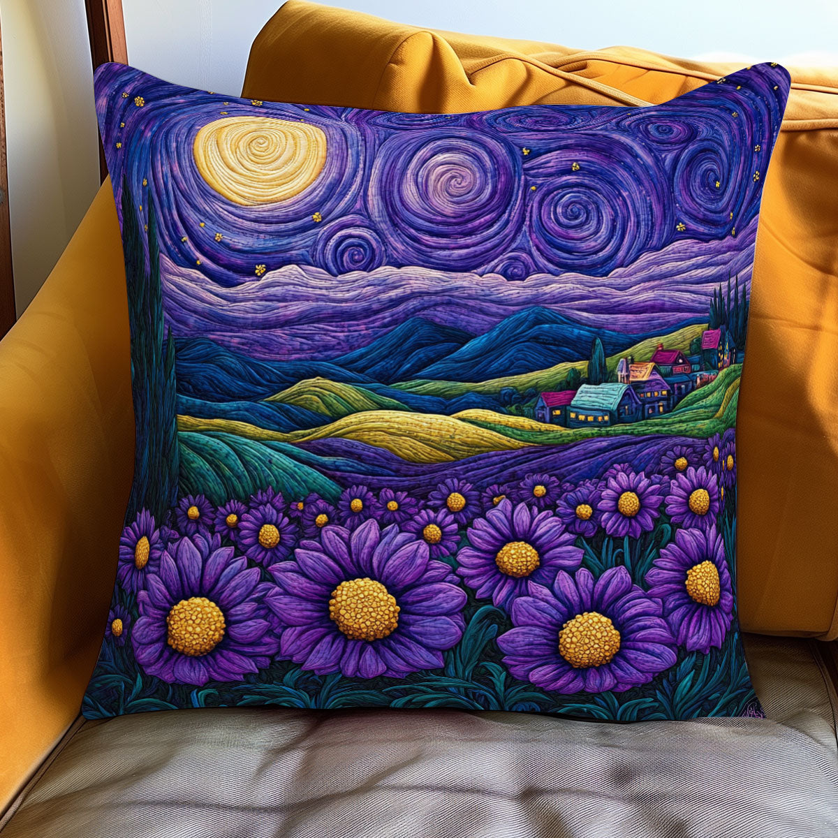 Purple Sky WJ1001069CL Quilt Pillow Case