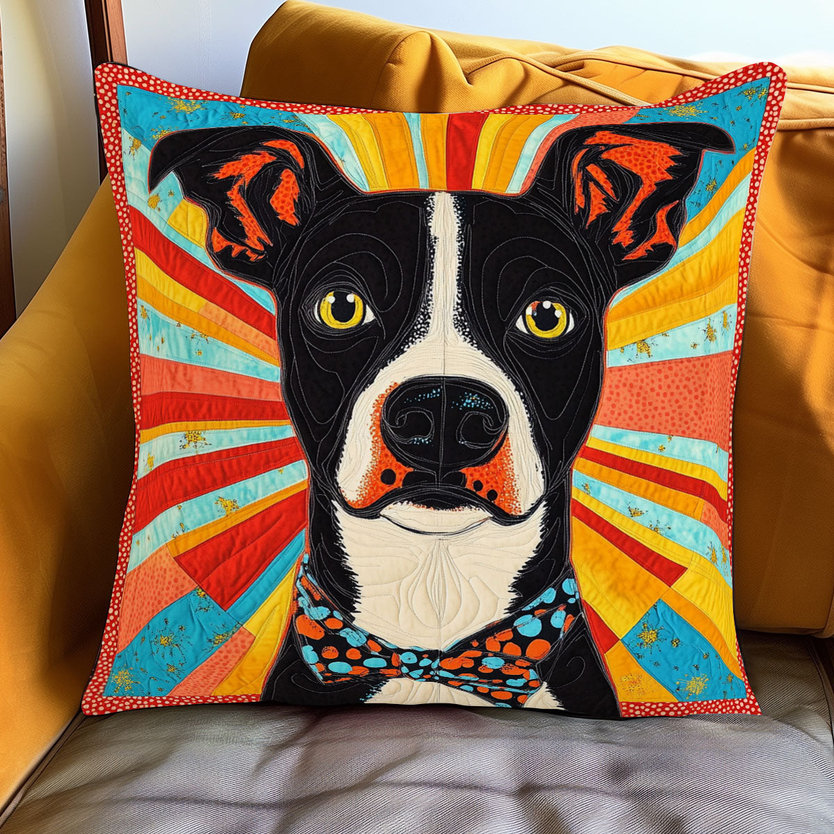 Rainbow Hound WJ0901089CL Quilt Pillow Case