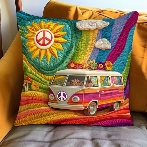 Rainbow Trip Road WJ1301102CL Quilt Pillow Case