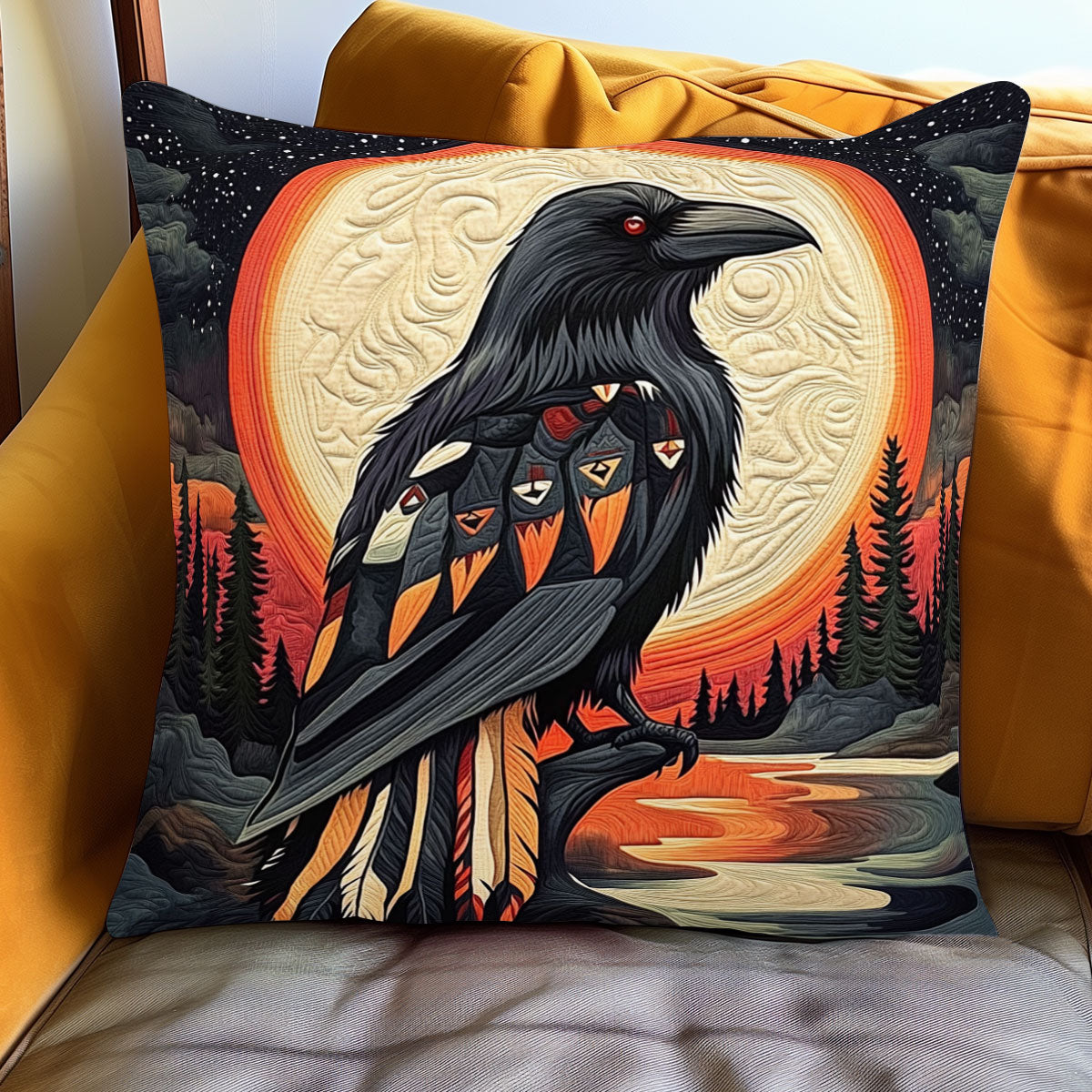 Raven Spirit Legacy WJ0901128CL Quilt Pillow Case