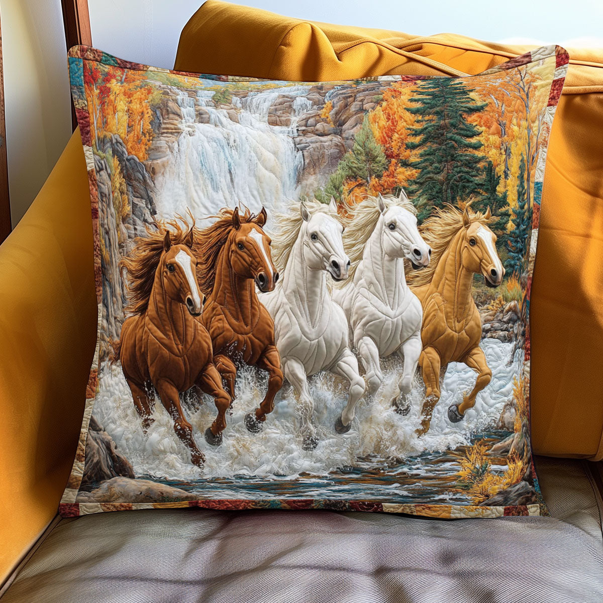 River Run Riders WJ1301103CL Quilt Pillow Case