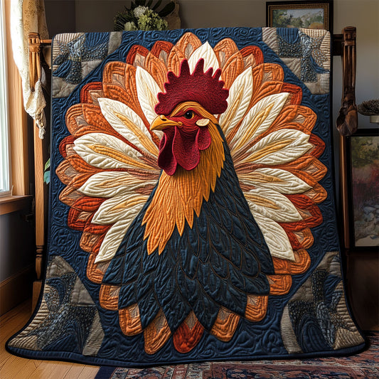 Rooster Rustic WJ0701034CL Quilt