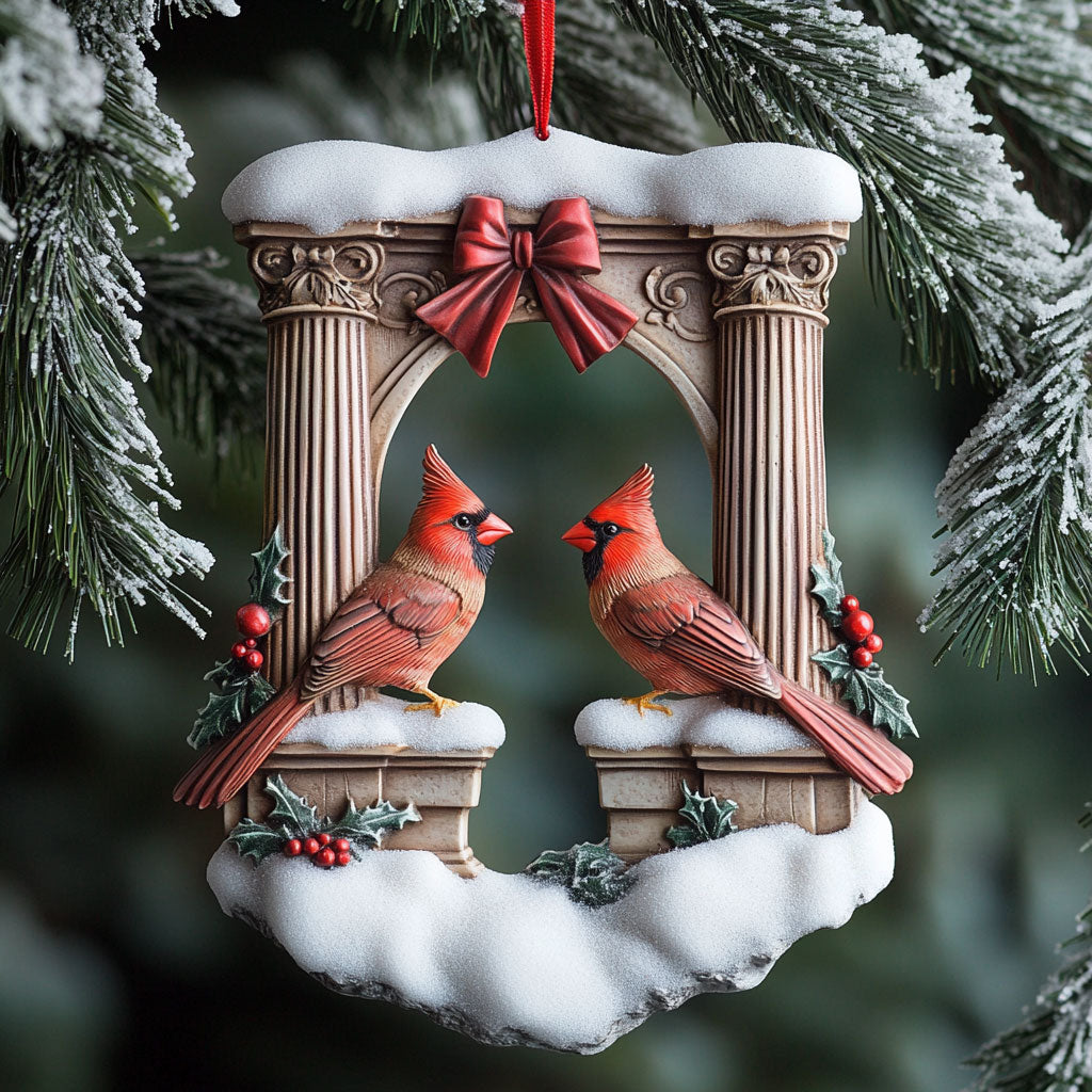 Royal Gate Red Bird WJ0312331CL Christmas Ornament