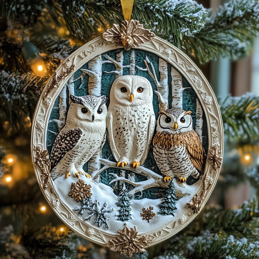 Royal Owl Member WJ0312407CL Christmas Ornament