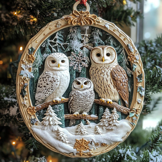 Royal Owl Members WJ0312408CL Christmas Ornament