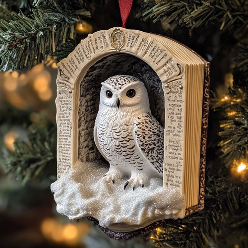 Royal Owl Story WJ0312411CL Christmas Ornament