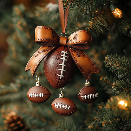 Rugby Gift WJ2611095CL Christmas Ornament