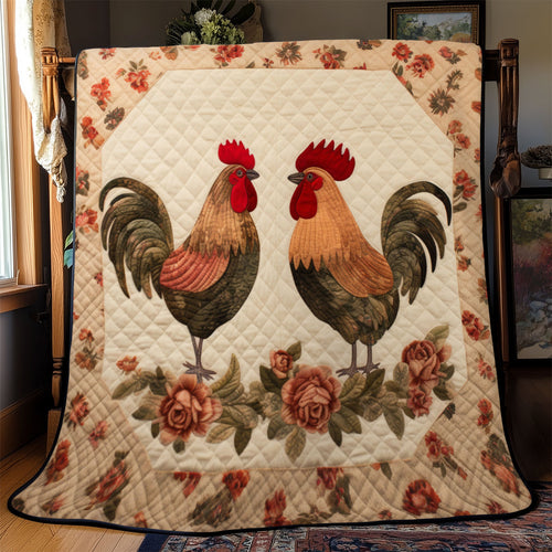 Rustic Chicken WJ0701037CL Quilt