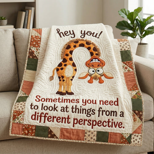 Different Perspective Giraffe WN0904017CL Quilt