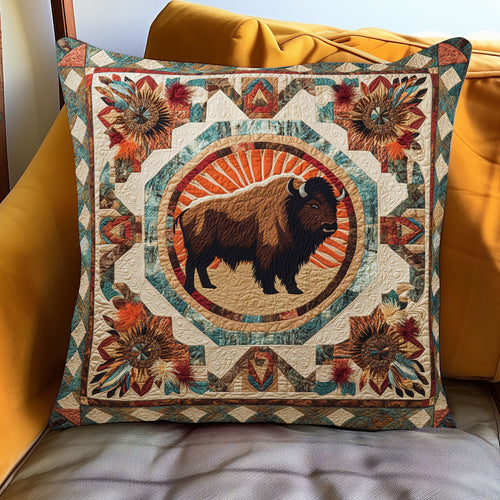 Sacred Bison Spirit WJ0801081CL Quilt Pillow Case