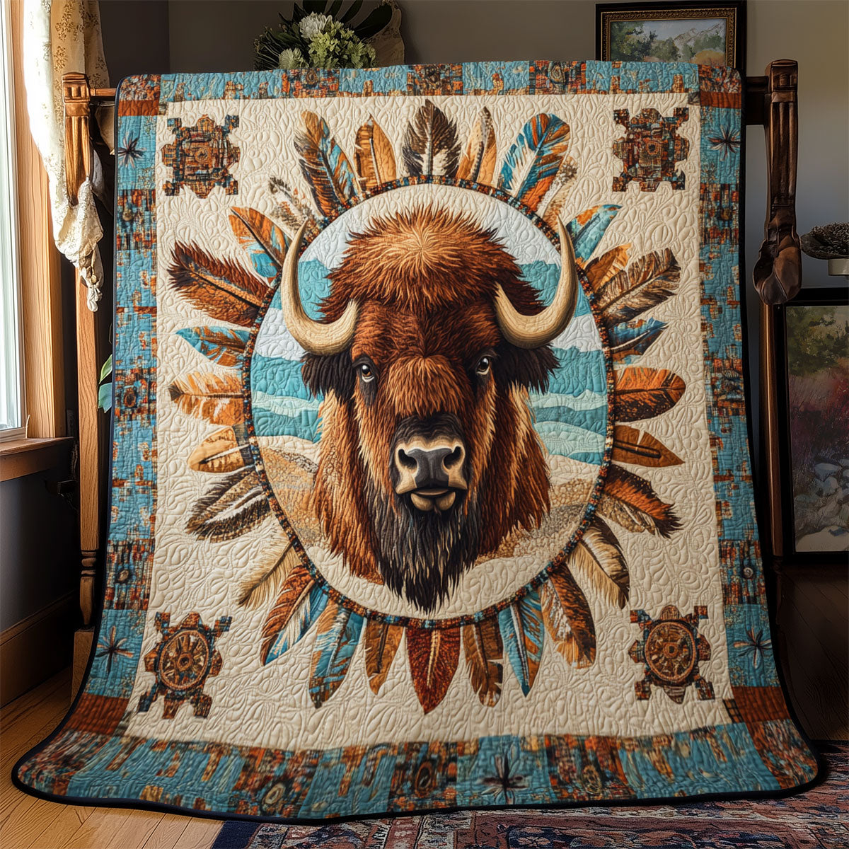 Sacred Earth Back WJ0801023CL Quilt