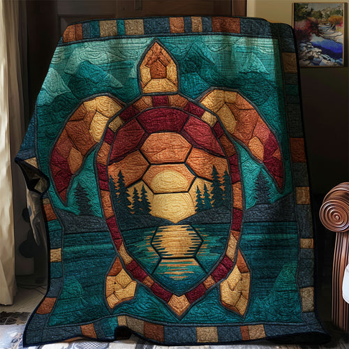 Sacred Earth Turtle WJ1001040CL Quilt