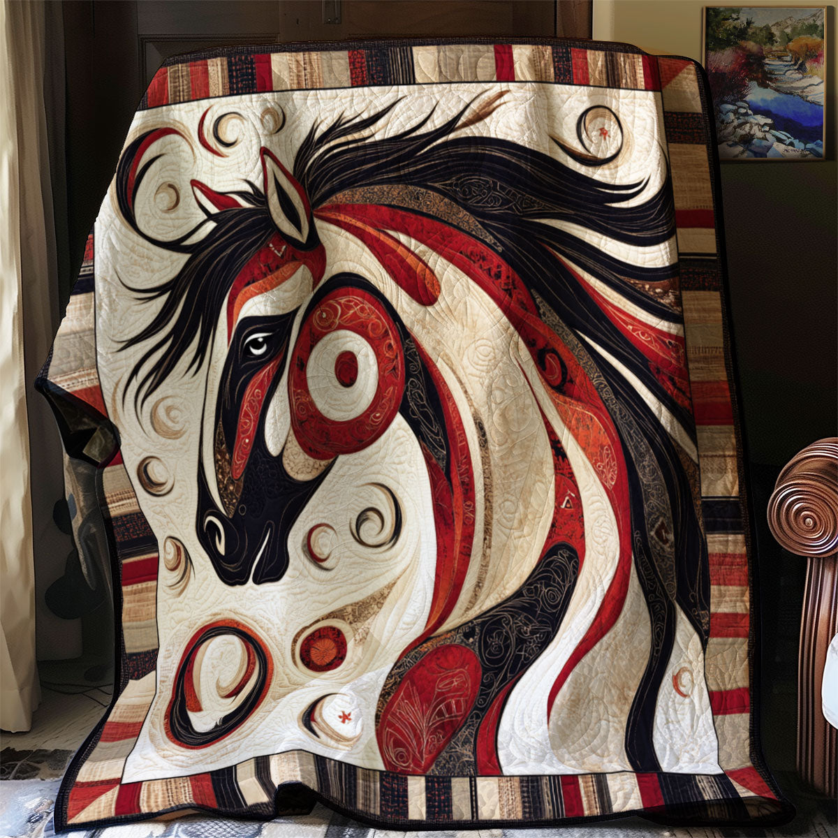 Sacred Horse Dream WJ0801040CL Quilt