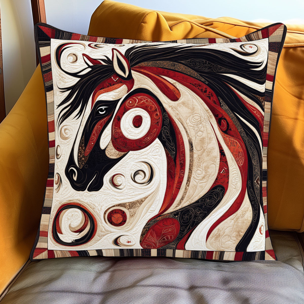 Sacred Horse Dream WJ0801100CL Quilt Pillow Case