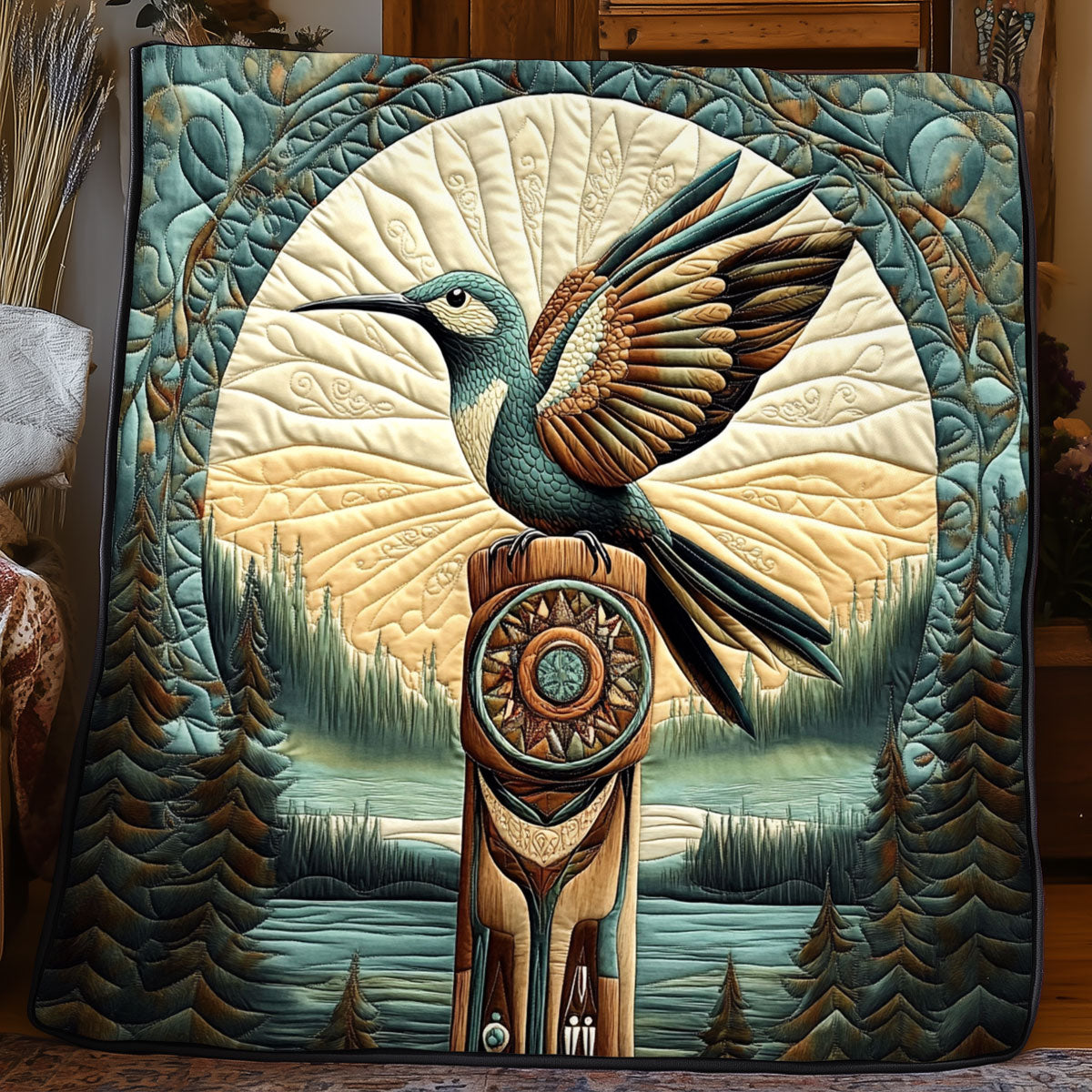Sacred Hover WJ0801046CL Quilt