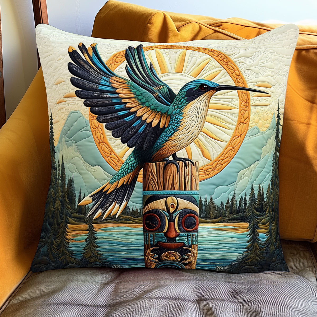 Sacred Hoverer WJ0801107CL Quilt Pillow Case