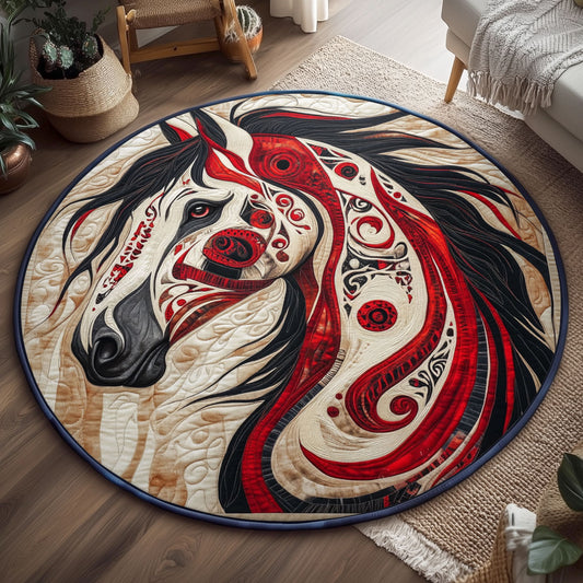 Sacred Wind Runner WJ1301149CL Quilted Round Mat