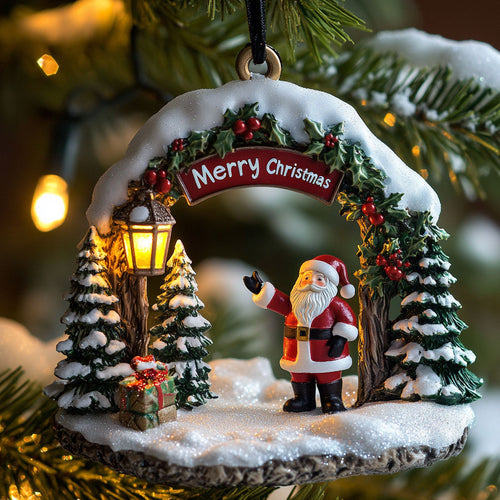 Santa Arch WJ2511077CL Christmas Ornament