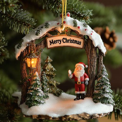 Santa Entrance WJ2511079CL Christmas Ornament