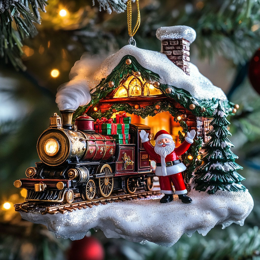 Santa Express WJ2511080CL Christmas Ornament