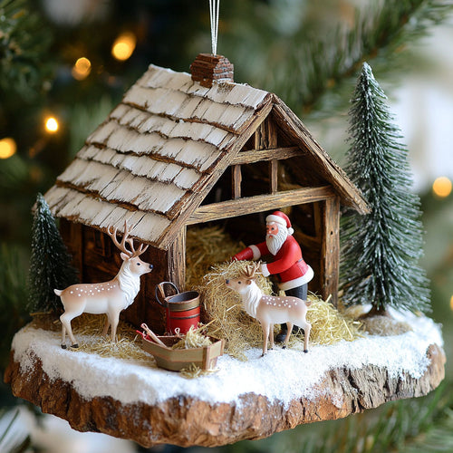 Santa Farm WJ2411064CL Christmas Ornament