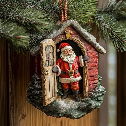 Santa Morning WJ2411069CL Christmas Ornament