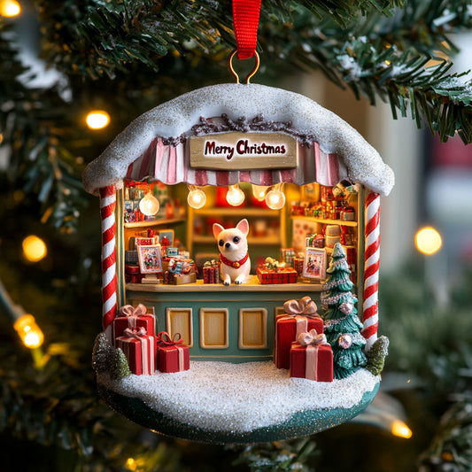 Santa Pup Shop WJ2511041CL Christmas Ornament