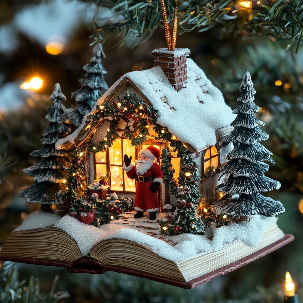 Santa's Story WJ2411084CL Christmas Ornament