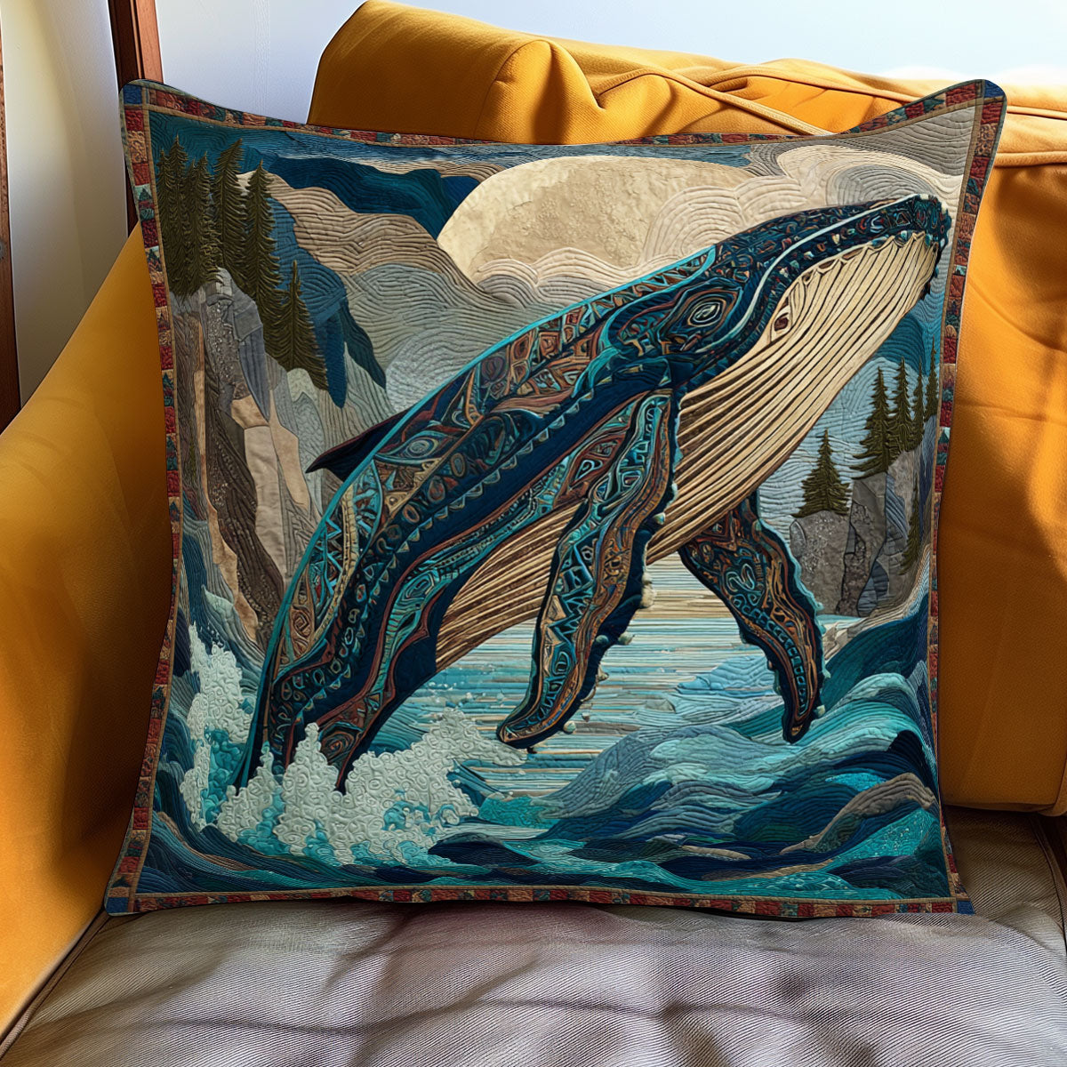 Sea Spirit Guardian WJ1001106CL Quilt Pillow Case