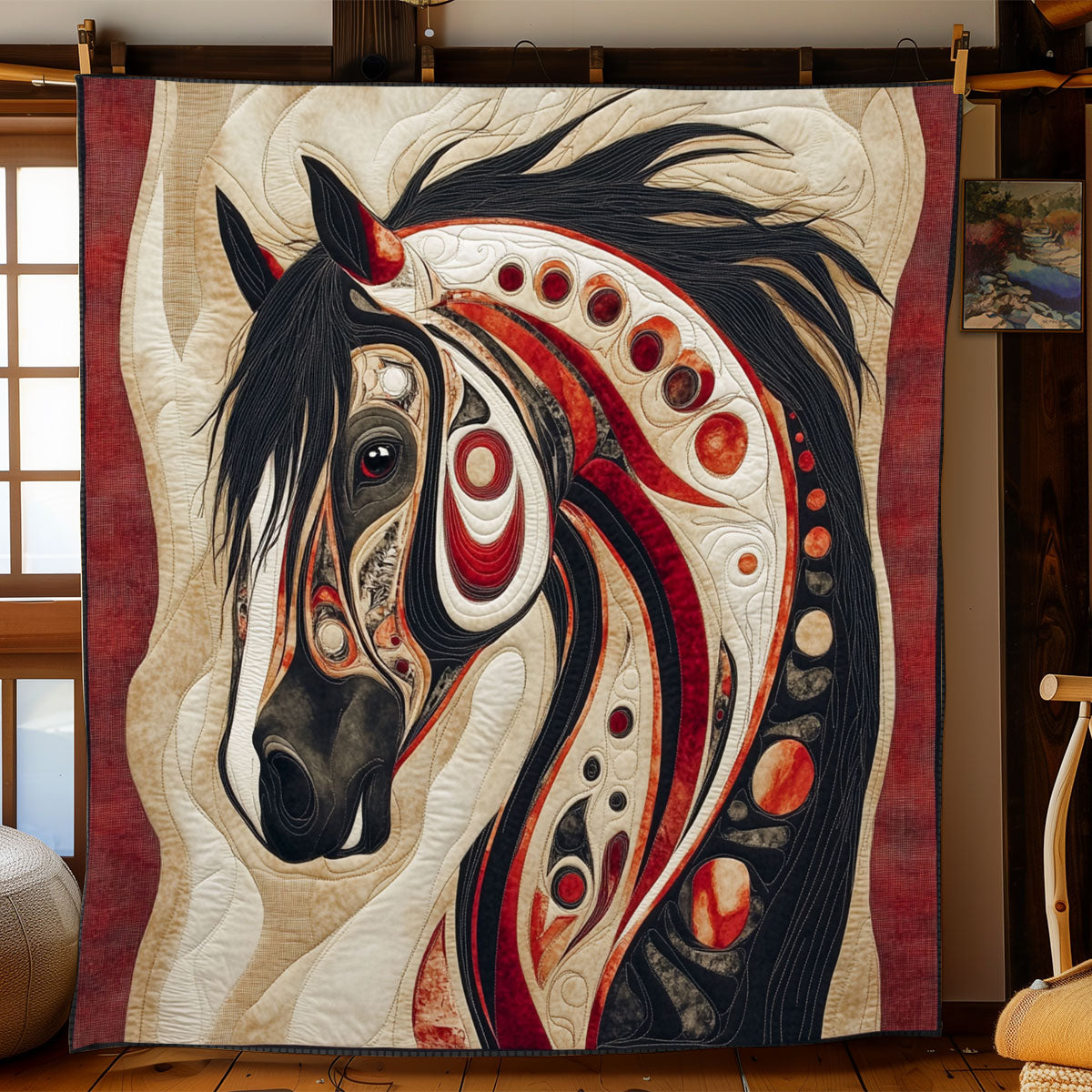 Shadow Gallop WJ0701065CL Quilt