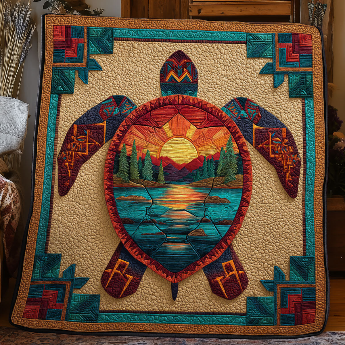Shell Of The Ancestors WJ1001043CL Quilt