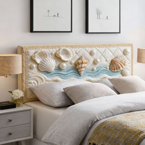 Shoreline WJ0601013CL Quilted Headboard Slipcover