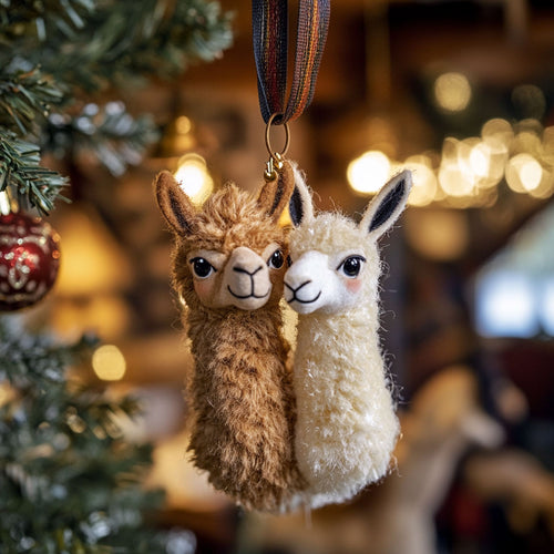 Snowflake the Llama WJ2411119CL Christmas Ornament