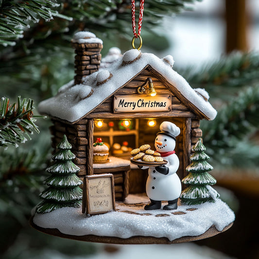 Snowman Sweets WJ2511094CL Christmas Ornament