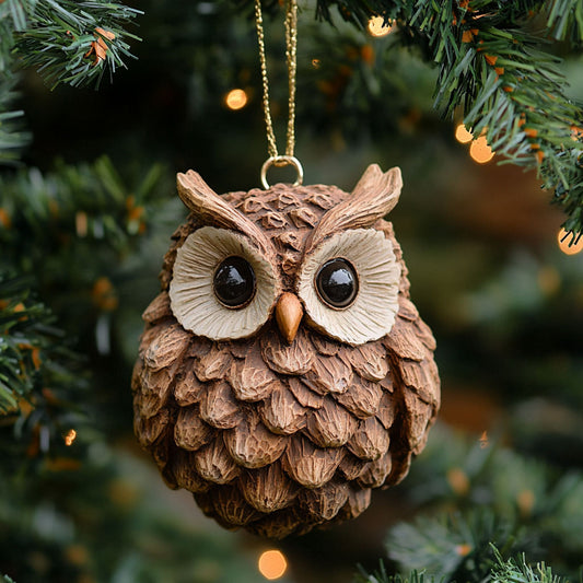 Snowowl Sparkle WJ2411034CL Christmas Ornament