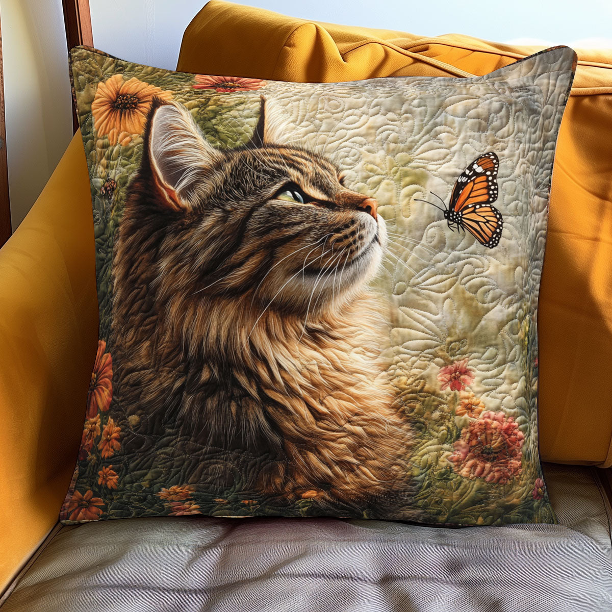 Soft Pawed Cat WJ0901080CL Quilt Pillow Case