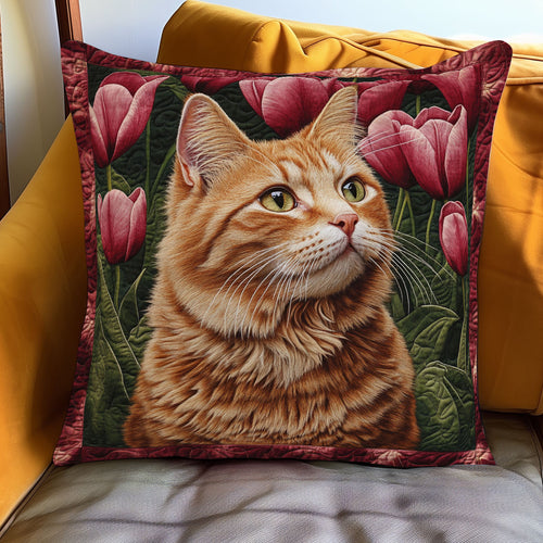 Soft Petal Purr WJ1001057CL Quilt Pillow Case