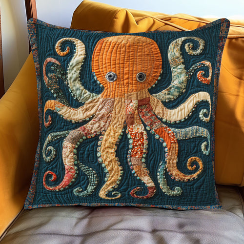 Soft-Tone Octopus WJ0901117CL Quilt Pillow Case