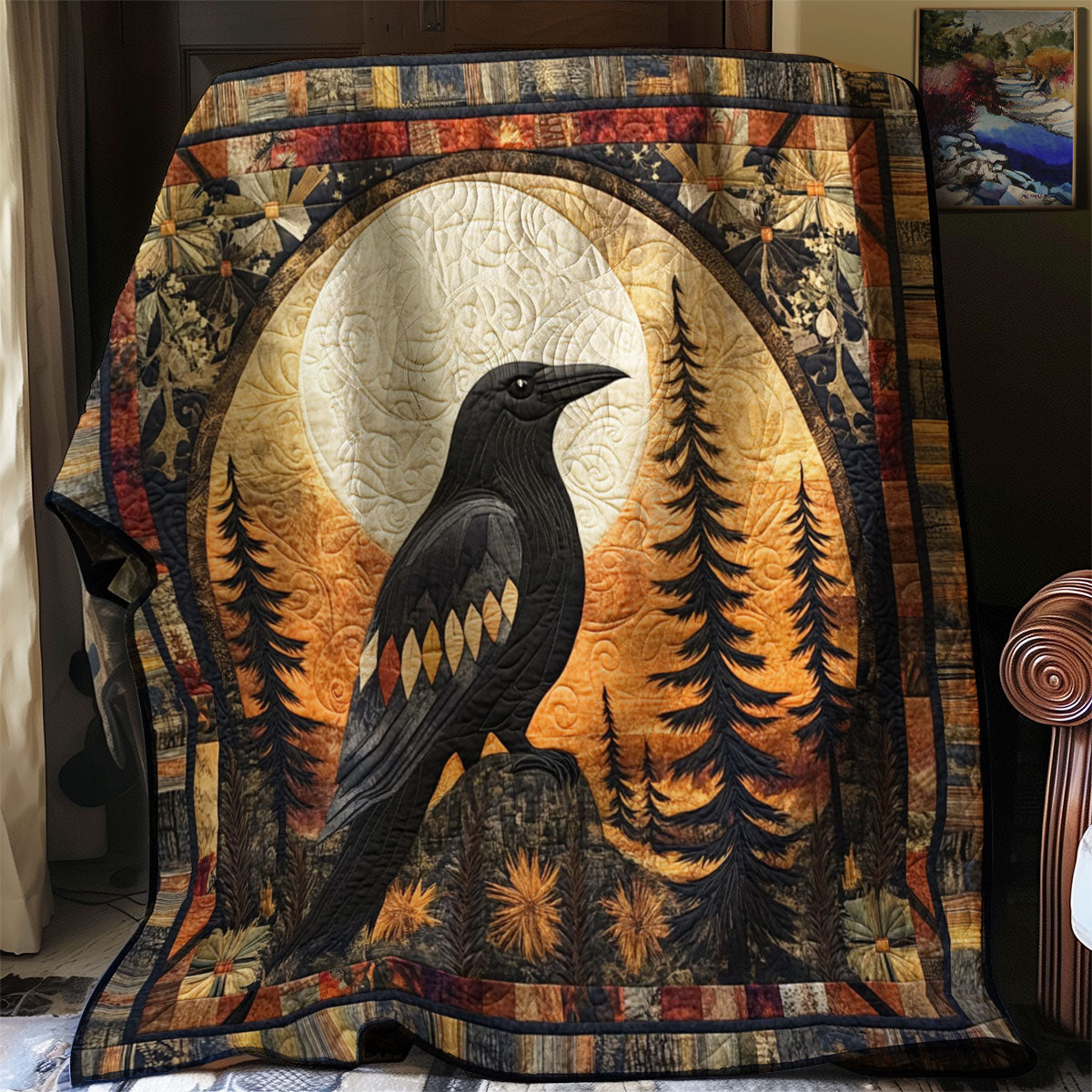 Spirit Of Raven WJ1001024CL Quilt