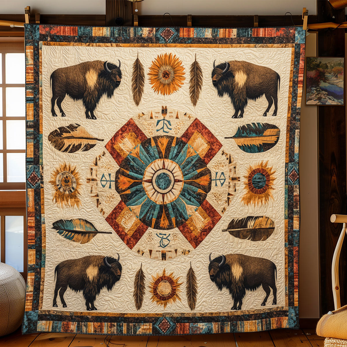 Spirit Of The Open Land WJ0701013CL Quilt