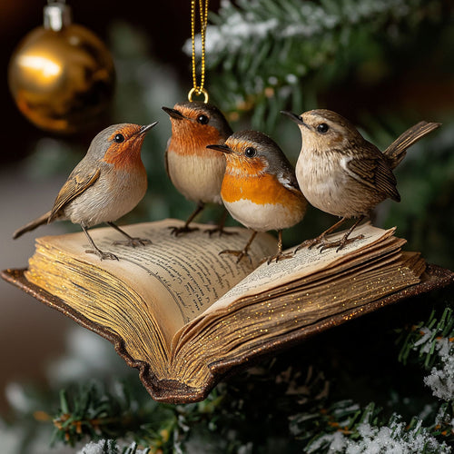 Story Bird WJ0312313CL Christmas Ornament