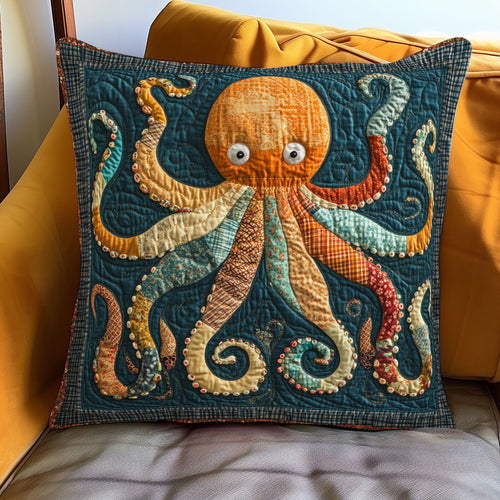 Storybook Octopus WJ0901118CL Quilt Pillow Case