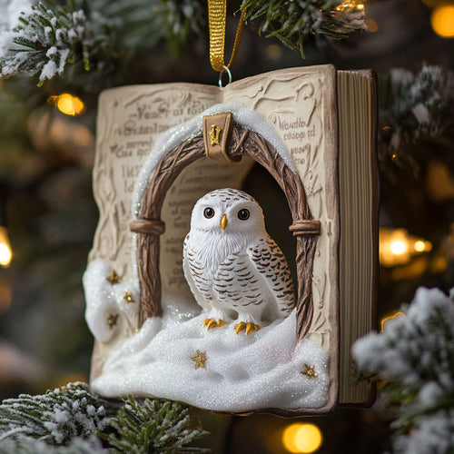 Storybook Owl WJ0312420CL Christmas Ornament