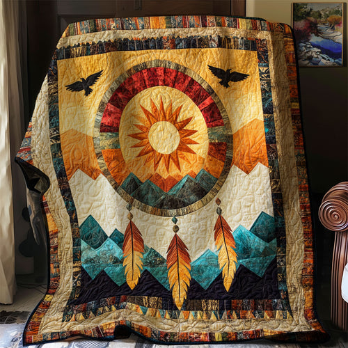Sun Spirit Circle WJ0801058CL Quilt