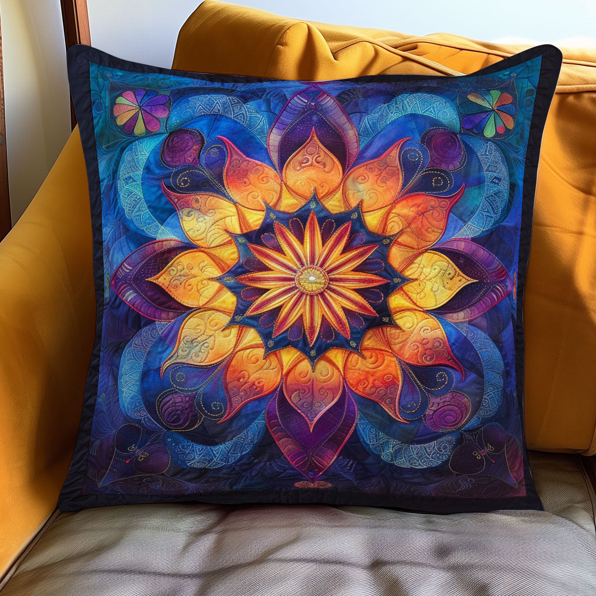 Sunburst Hippie WJ0801125CL Quilt Pillow Case