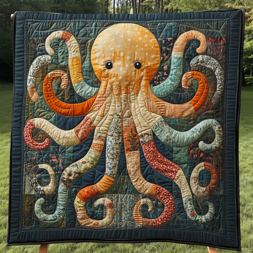 Sweet Patchwork Octopus WJ0901054CL Quilt
