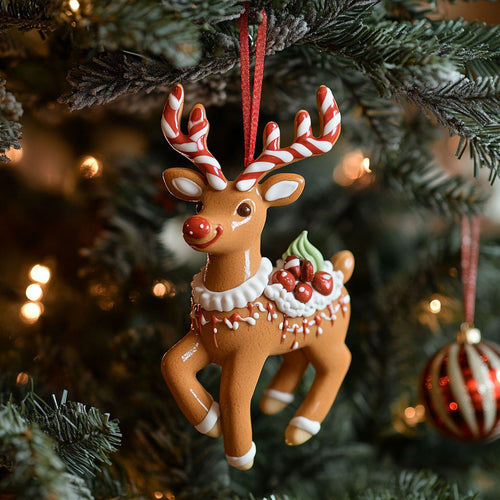 Sweet Reindeer WJ0312391CL Christmas Ornament